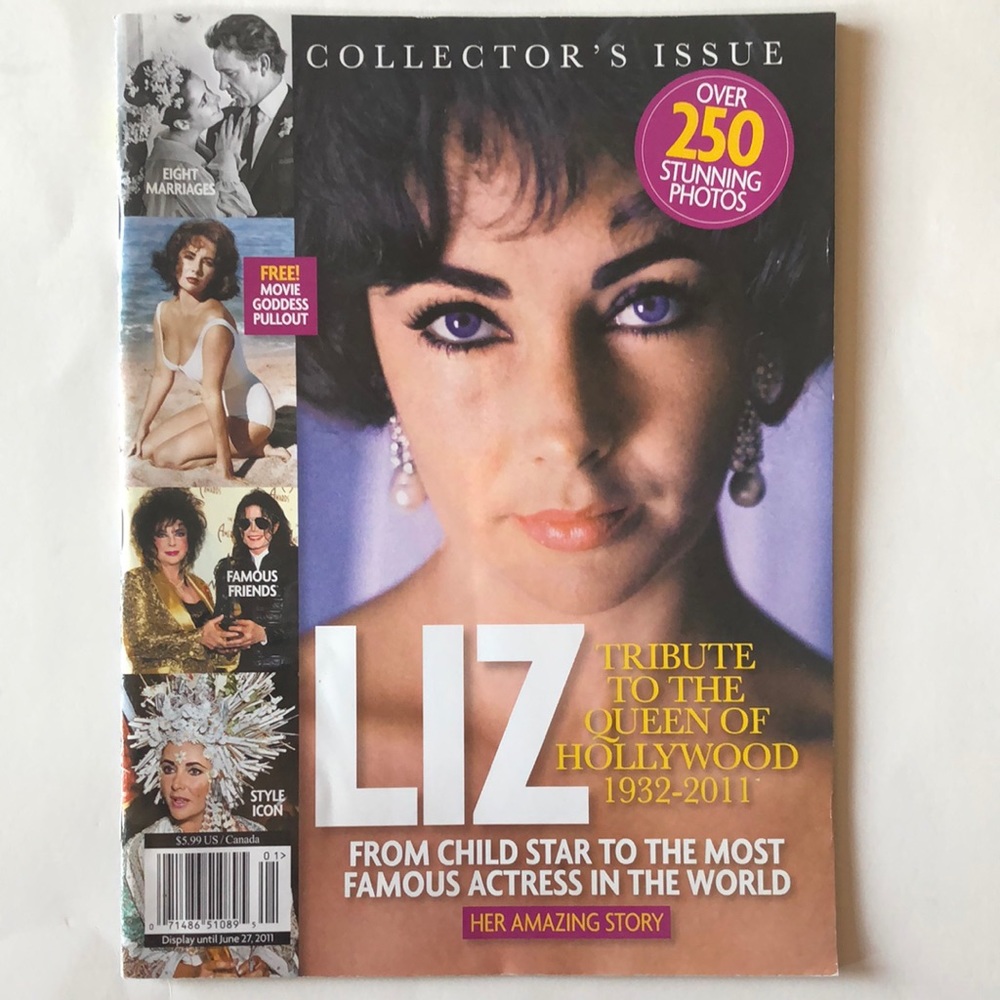 BOGO: LIZ Tribute Queen of Hollywood Collectors Issue Magazine 2011